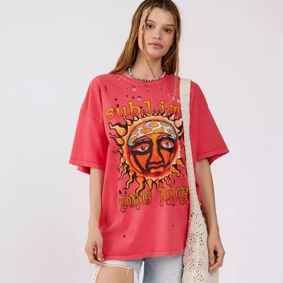 SOLD URBAN OUTFITTERS Sublime T-Shirt Dress - Picture 5 of 10